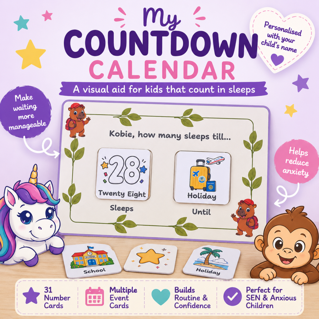 Personalised Visual Countdown Calendar