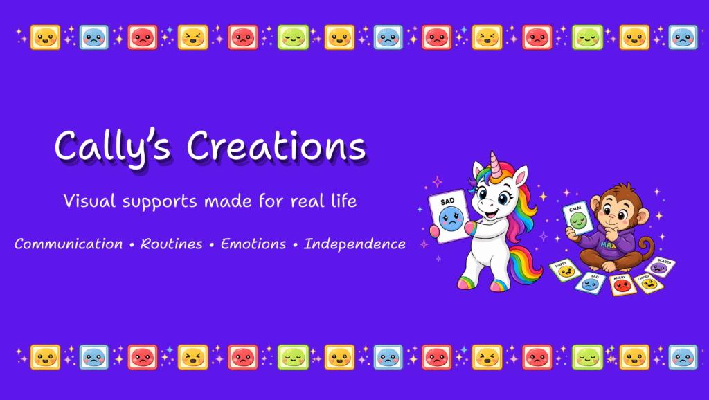 SEN visual supports and communication aids from Cally's Creations